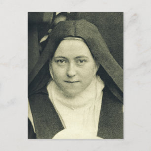 Postal Santa Teresa del Niño Jesús y la Santa Faz