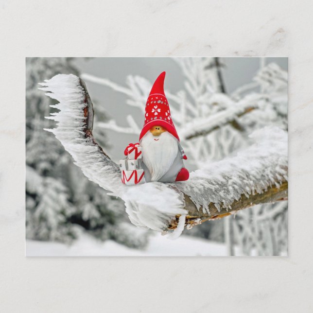 postal santa tree gnome (Anverso)