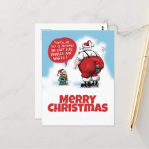 Santa y Elf Funny Personalizado