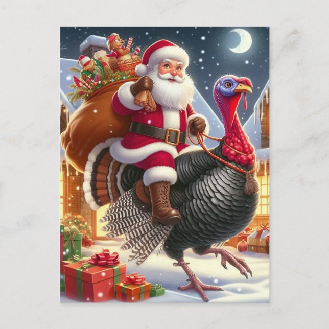 Postal Santa y Turquía (Anverso)