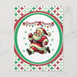 Postal Santa Zoomie Navidad
