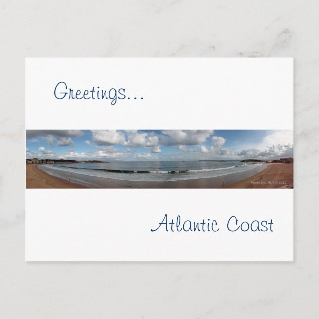 Postal Santander, España (Anverso)