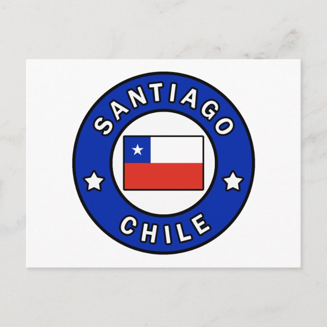 Postal Santiago Chile (Anverso)