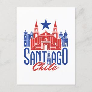 Postal Santiago Chile: Vacaciones chilenas de recuerdo pa