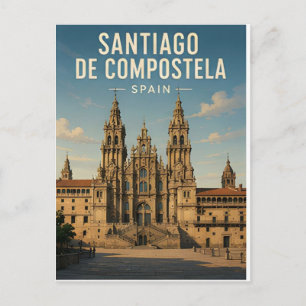 Postal Santiago De Compostela España Viaje Histórico 🏙️