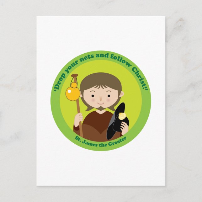 Postal Santiago el Grande (Anverso)