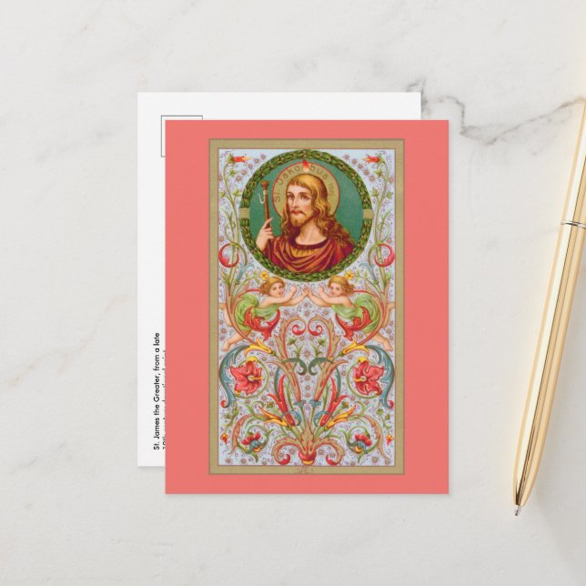 Postal Santiago el Mayor (JMAS 04) (Anverso/Reverso In Situ)