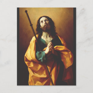 Postal Santiago el Mayor por Guido Reni Arte