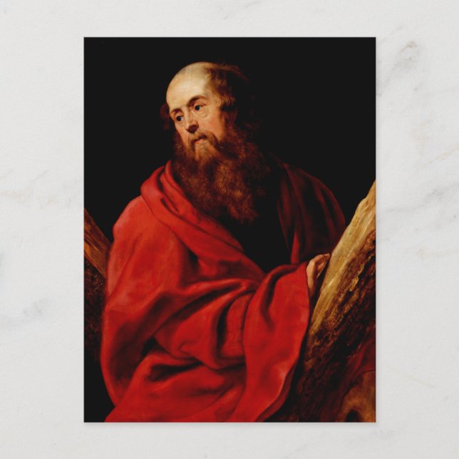 Postal Santiago por Peter Paul Rubens (Anverso)