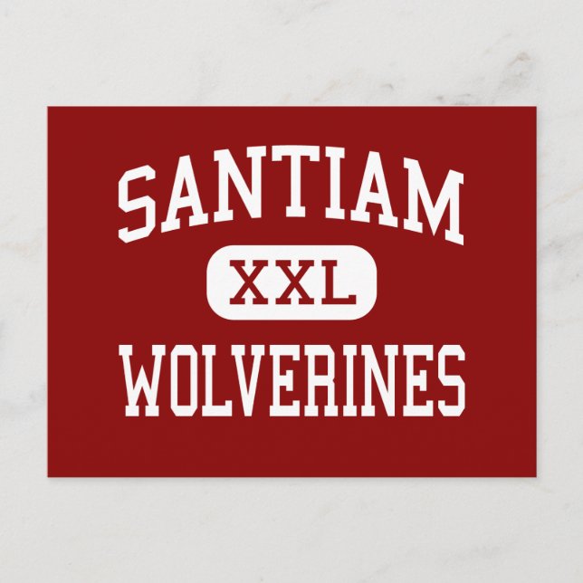 Postal Santiam - Wolverines - High - Mill City Oregon (Anverso)