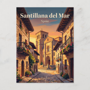 Postal Santillana del Mar España