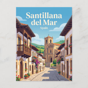 Postal Santillana del Mar España