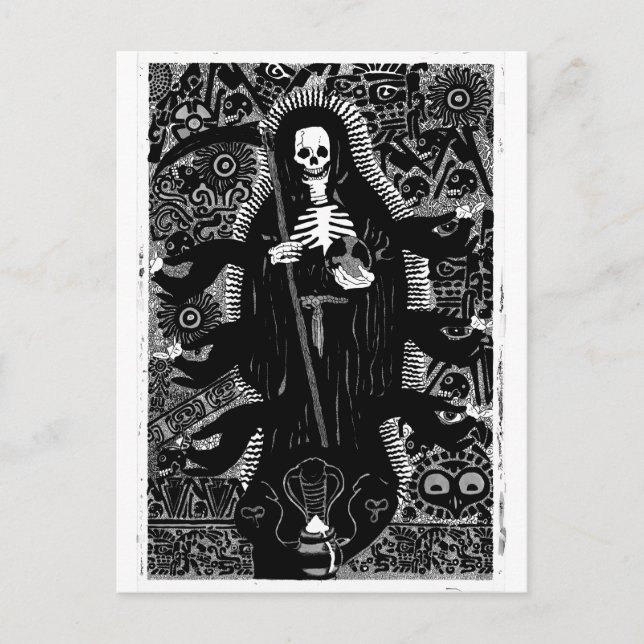 Postal Santisima Muerte (Anverso)