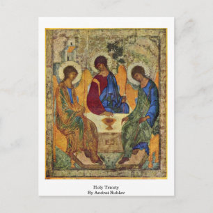 Postal Santísima Trinidad Por Andrei Rublev