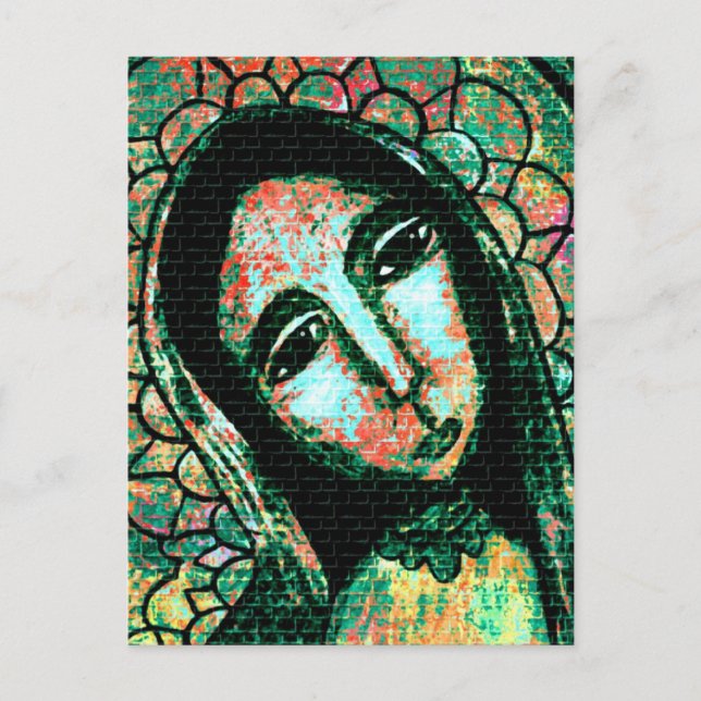 Postal Santísima Virgen (Anverso)