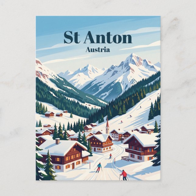 Postal Santo Antonio, Austria (Anverso)