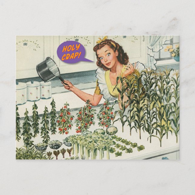 Postal ¡Santo Crap! [postal divertida] (Anverso)