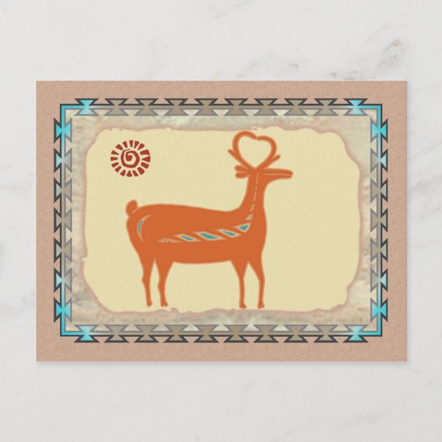 Postal Santo Domingo Deer (Anverso)