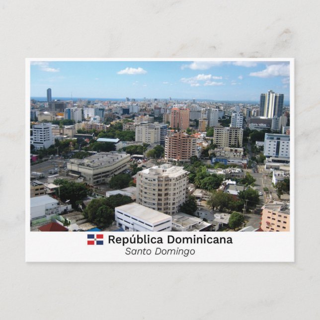 Postal Santo Domingo - República Dominicana (Anverso)