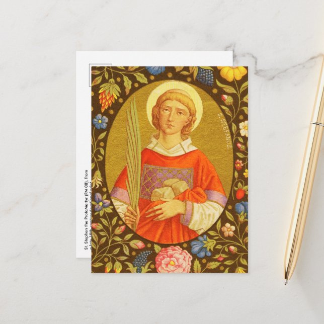 Postal Santo Esteban el Protomártir (PM 08) (Anverso/Reverso In Situ)