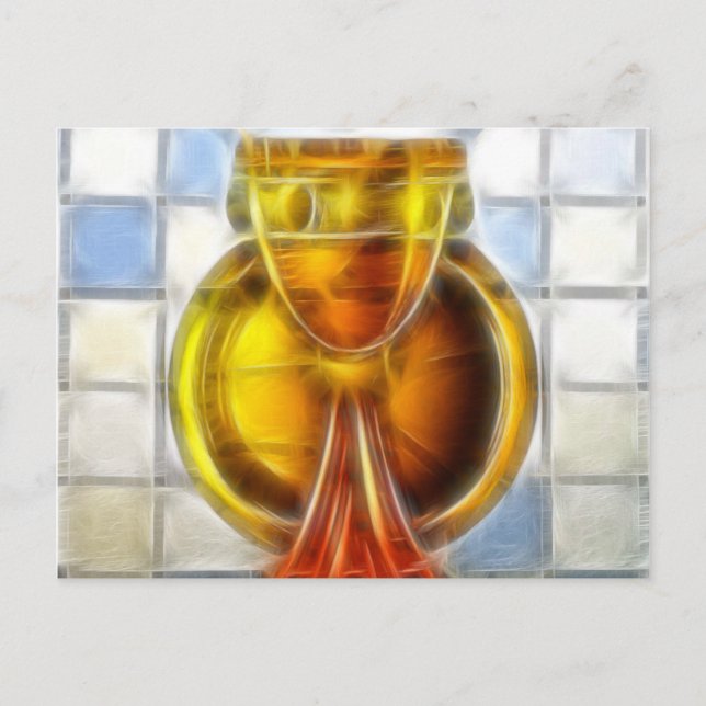 Postal Santo Grial (Anverso)