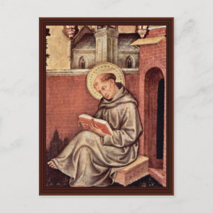Postal Santo Tomás De Aquinas Por Gentile Da Fabriano