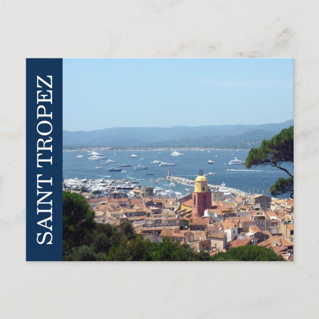 Postal santo tropez azul (Anverso)