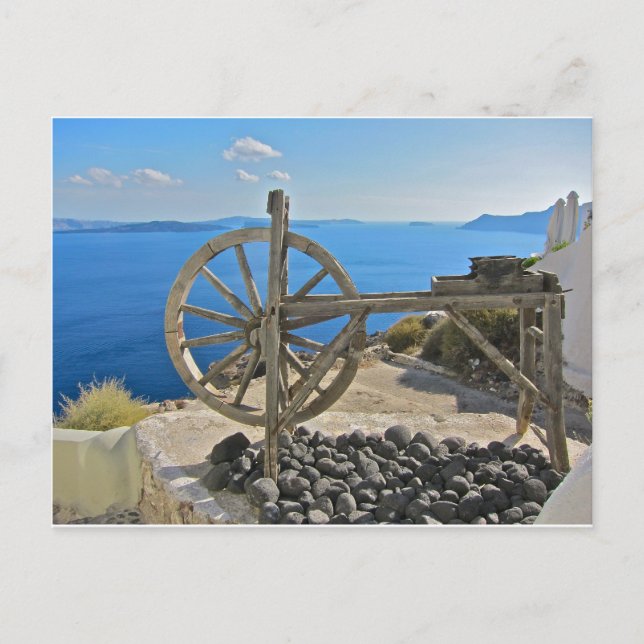 Postal Santorini (Anverso)