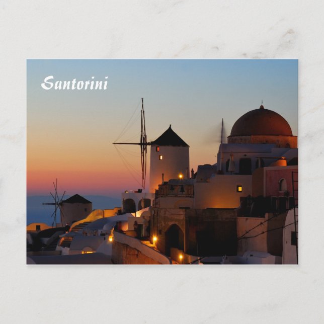 Postal Santorini (Anverso)