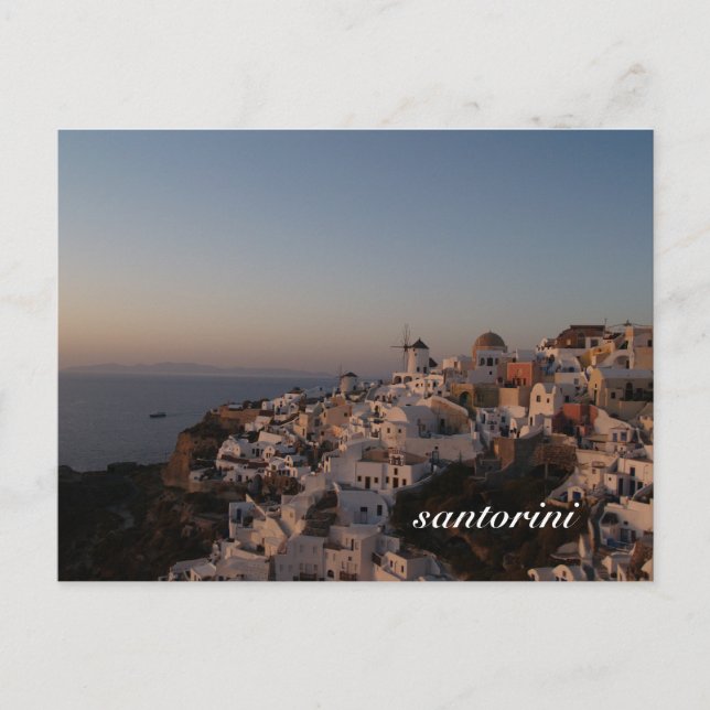 Postal Santorini (Anverso)