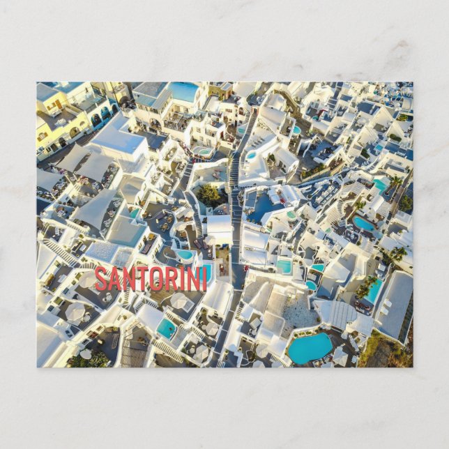 Postal Santorini - Grecia (Anverso)