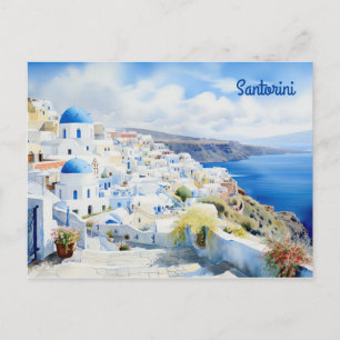 Postal Santorini Grecia