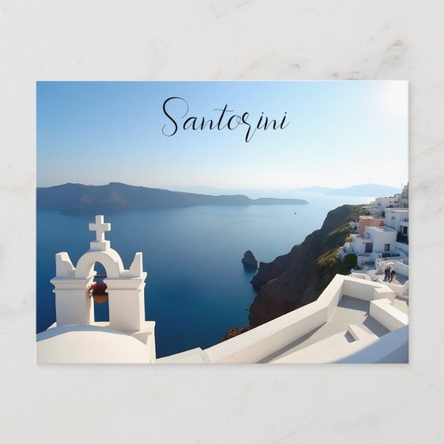 Postal Santorini Grecia (Anverso)