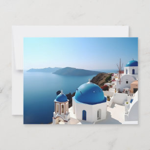 Postal Santorini Grecia