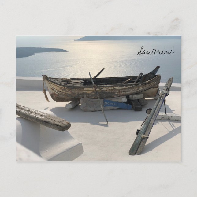 Postal Santorini Grecia (Anverso)