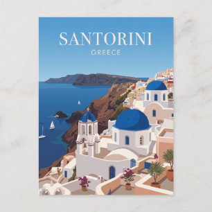 Postal Santorini Grecia