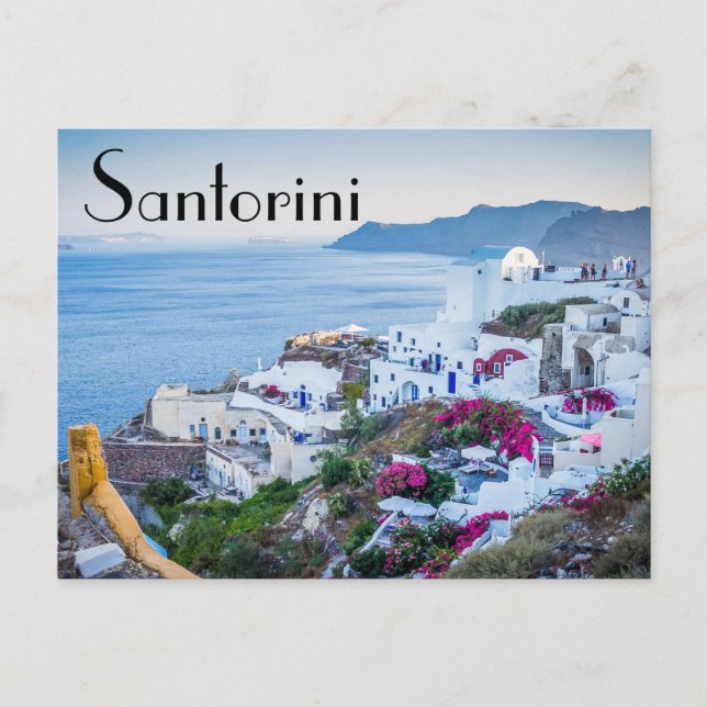 Postal Santorini Grecia (Anverso)