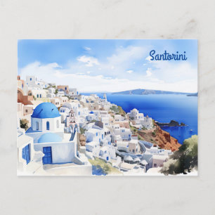 Postal Santorini Grecia