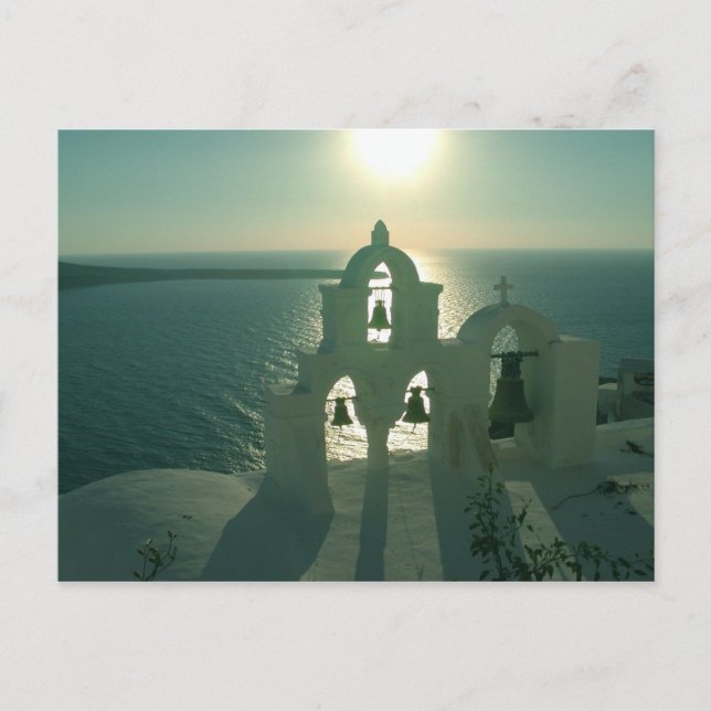 Postal Santorini Grecia (Anverso)