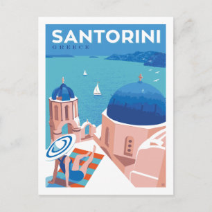 Postal Santorini, Grecia