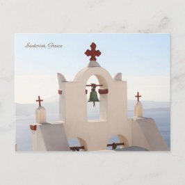 Postal Santorini, Grecia, aldea de Oia, fotografía