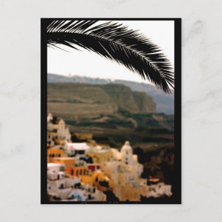 Postal Santorini, Grecia Art PostCard