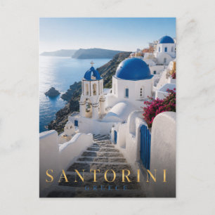 Postal Santorini Grecia Oia Caldera REALMS