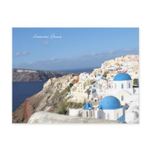 Santorini, Grecia, Postcard. Isla,