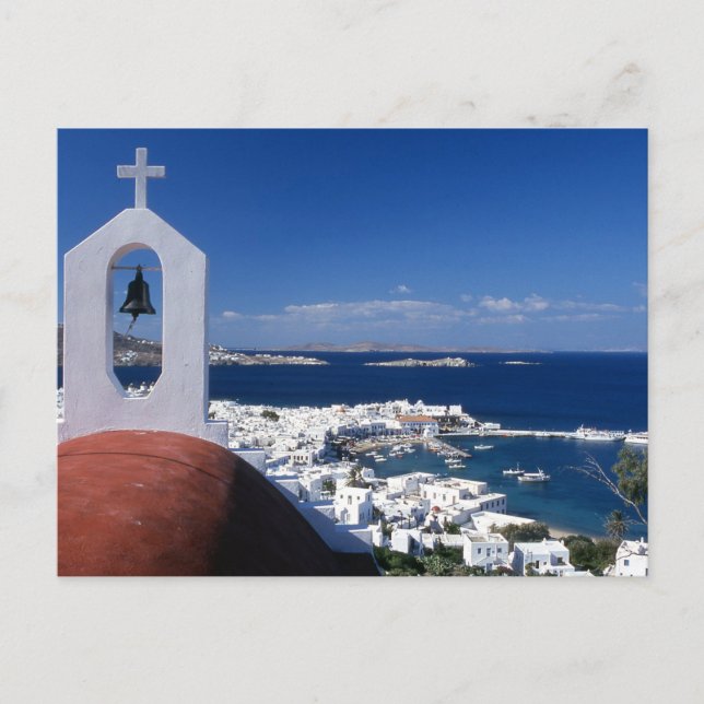 Postal Santorini, GreecePostcard (Anverso)