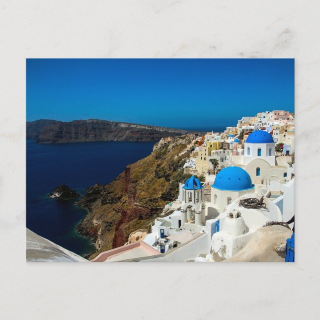Postal Santorini, Islas Griegas - Postcard (Anverso)