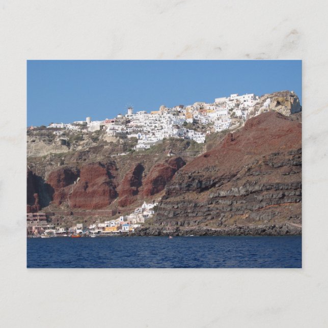 Postal Santorini - Postcard (Anverso)