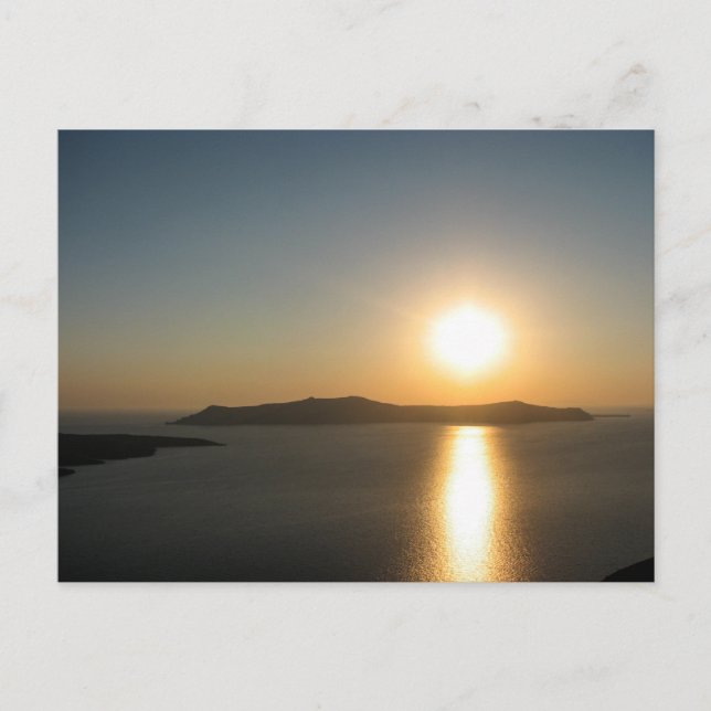 Postal Santorini Sunset, Islas Griegas - Postcard (Anverso)