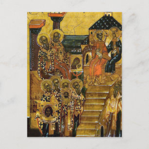 Postal Santos conmemorados en octubre cristianos ortodoxo