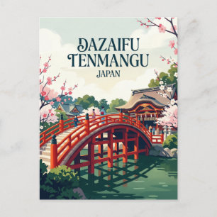 Postal Santuario Dazaifu Tenmangu Japón